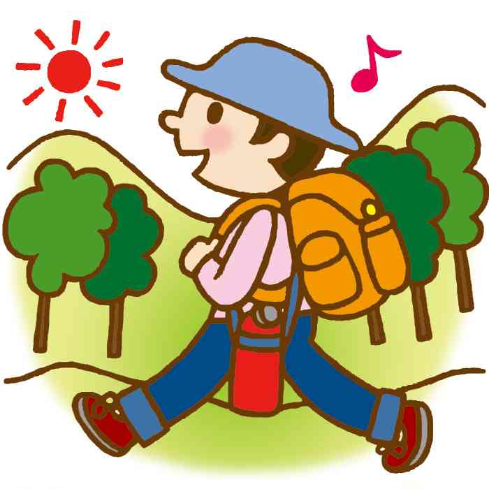 遠足で山登りをしてきたよ